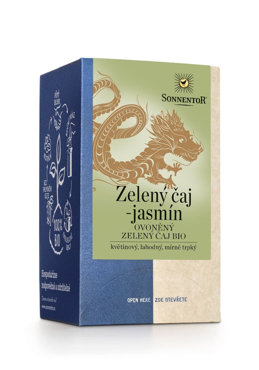 BIO Jasmin Zeleni Čaj 18x1,5g - Sonnentor