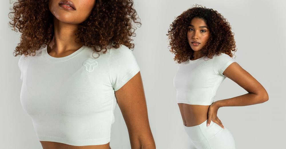 Women‘s Essential CropTop Moon Grey - STRIX