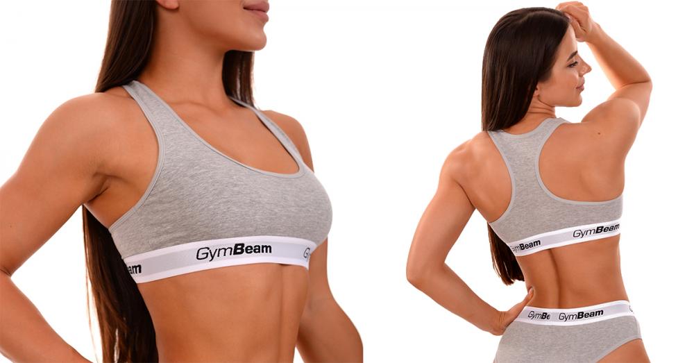 Podprsenka Bralette Grey - GymBeam