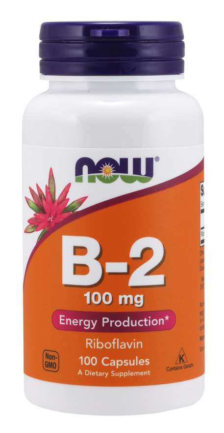 Vitamin B-2 100 mg - NOW Foods