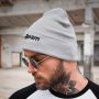 Zimska kapa Beanie Grey - GymBeam