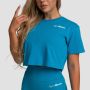 Ženski Crop Top Limitless Aquamarine - GymBeam