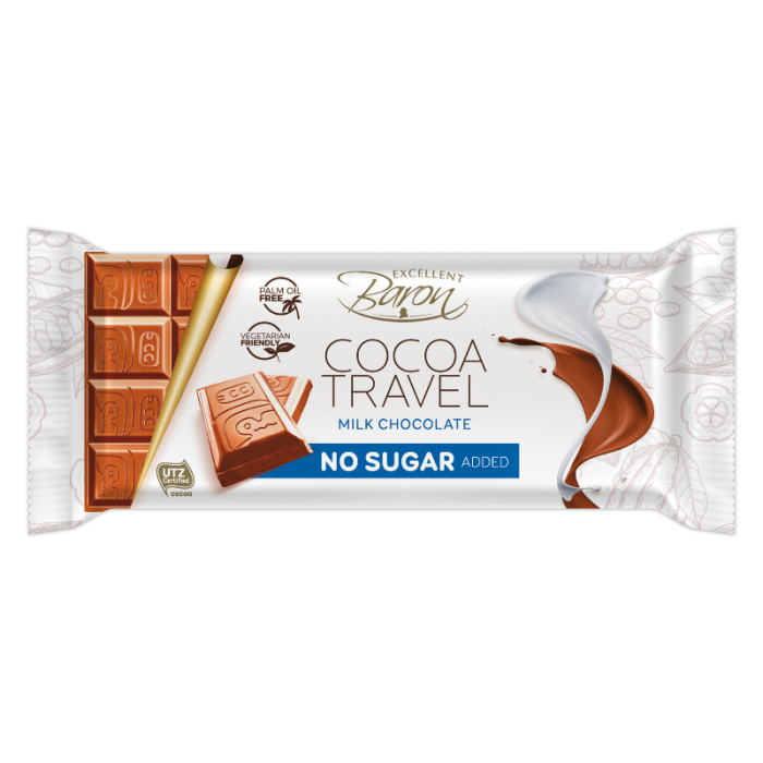 Cocoa Travel Milk Chocolate with No Added Sugar - Baron