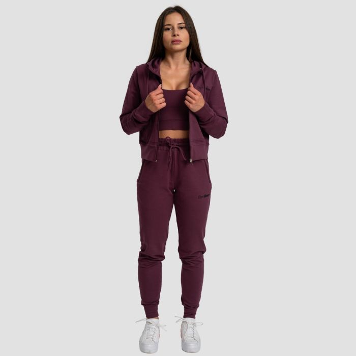 Ženska dukserica TRN Zip-Up Eggplant – GymBeam