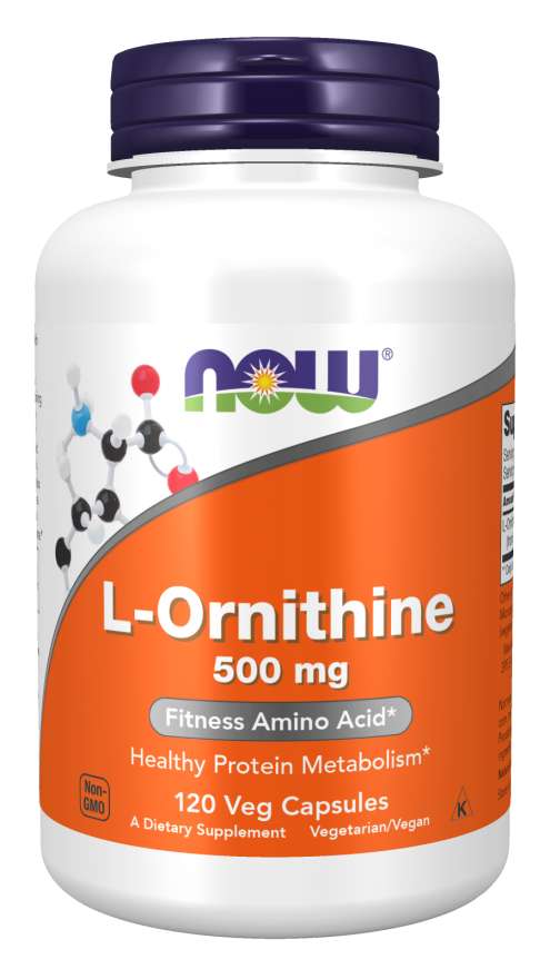 L-Ornitin 500 mg - NOW Foods